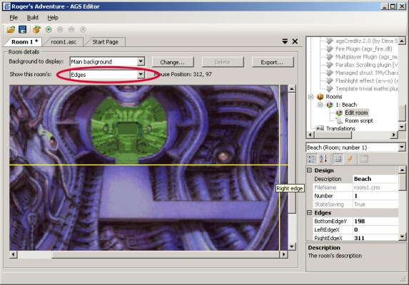 I've lined up the top and right edges correctly
