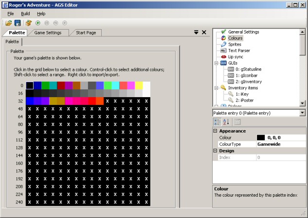 The Palette Editor