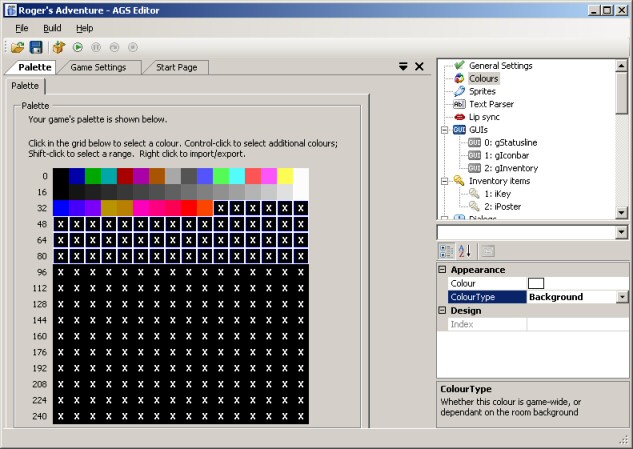 We have selected colours 42-95