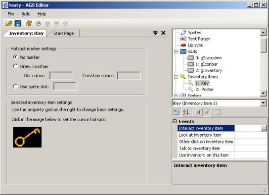 The events list... this time for inventory