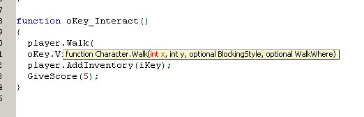 The Walk command needs X and Y co-ordinates