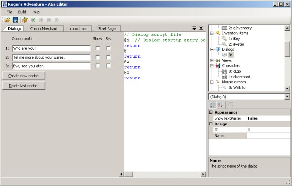 We've inserted three options for topic 0